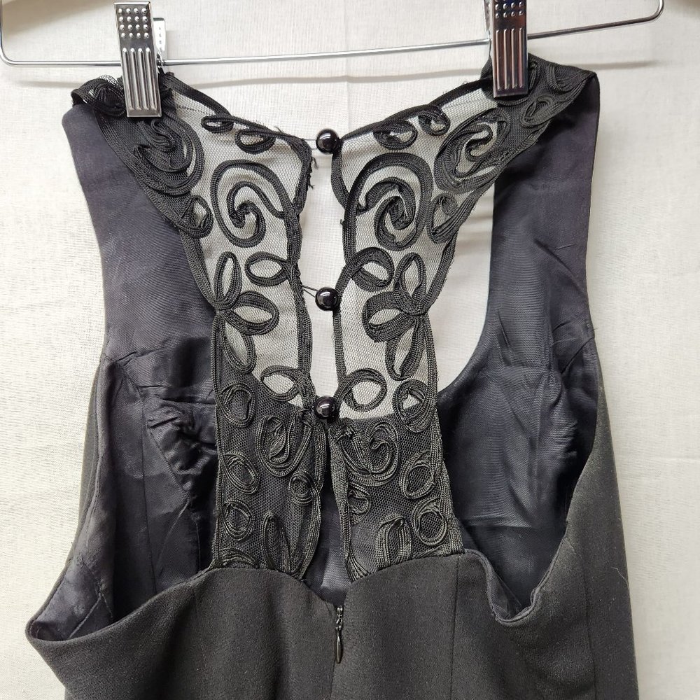 Rampage Women's S Black Cocktail Dress Lace  Size 5